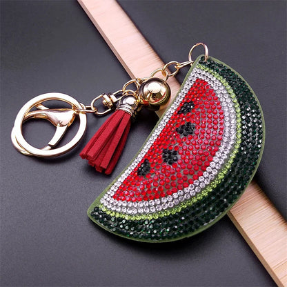 Rhinestone Watermelon - Bag Charm