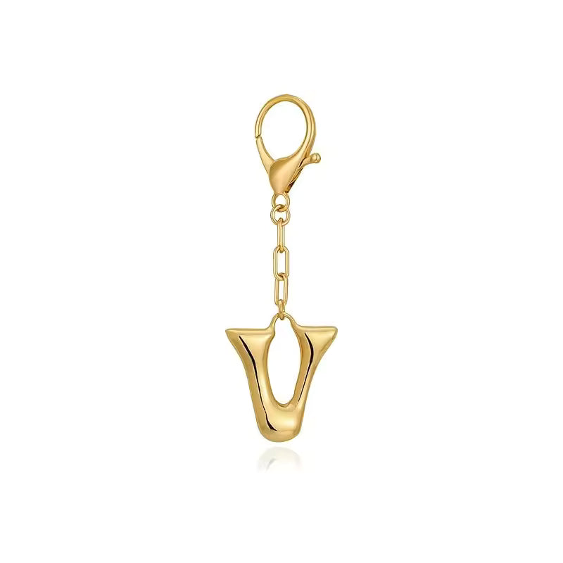 Bubble Initial Letter - Bag Charm