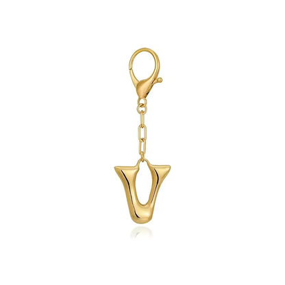 Bubble Initial Letter - Bag Charm