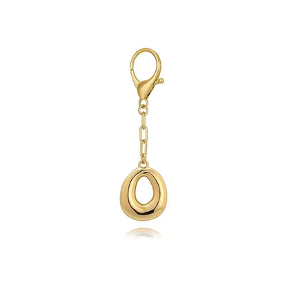 Bubble Initial Letter - Bag Charm