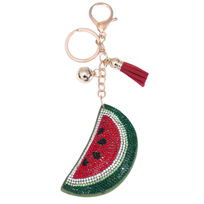 Rhinestone Watermelon - Bag Charm