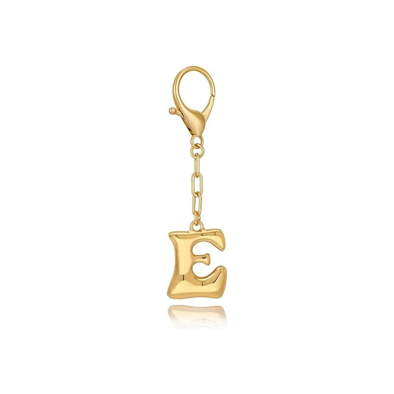Bubble Initial Letter - Bag Charm