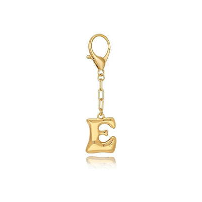 Bubble Initial Letter - Bag Charm